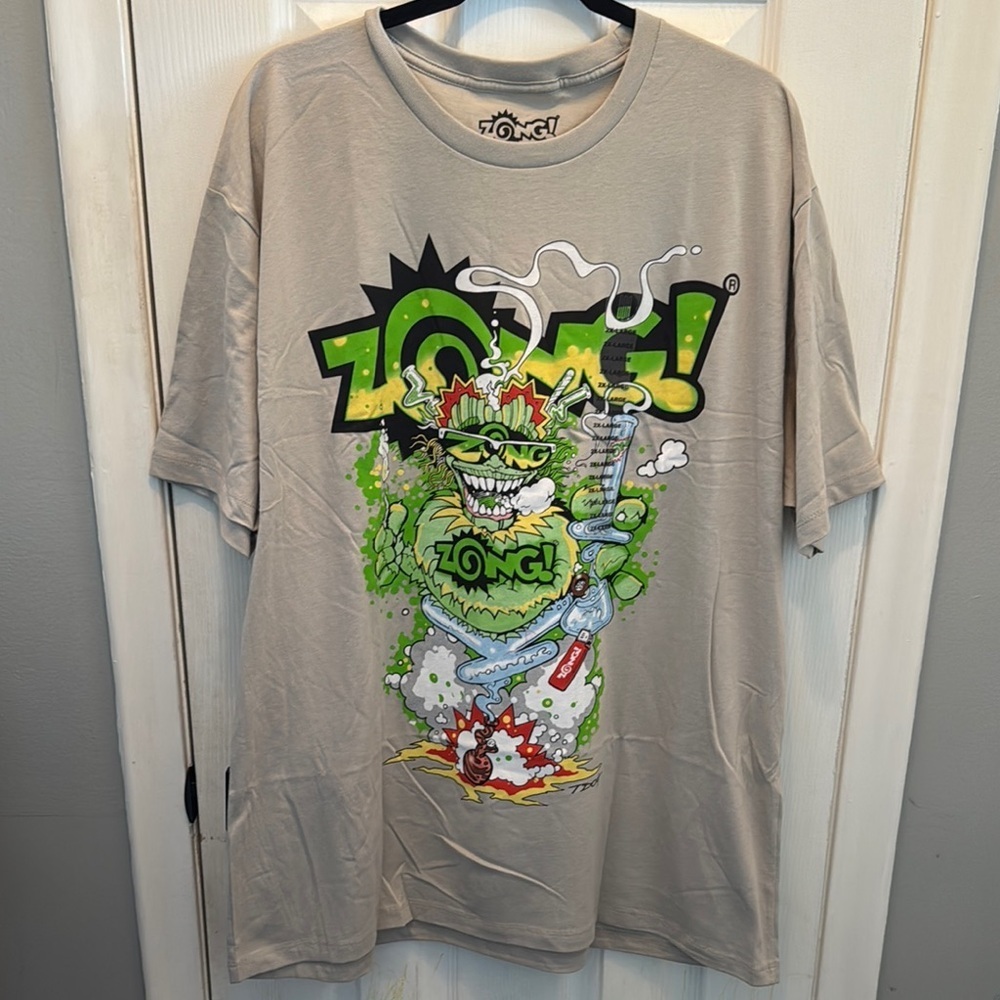 Beige Graphic Tee